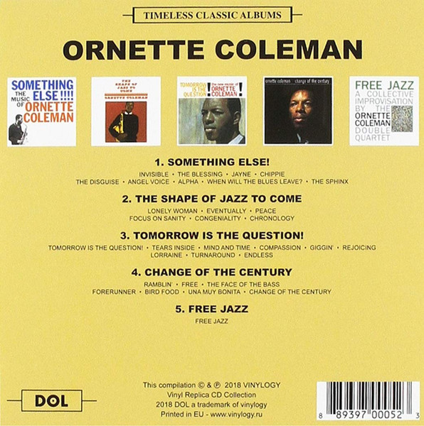 Coleman, Ornette – Timeless Classic Albums