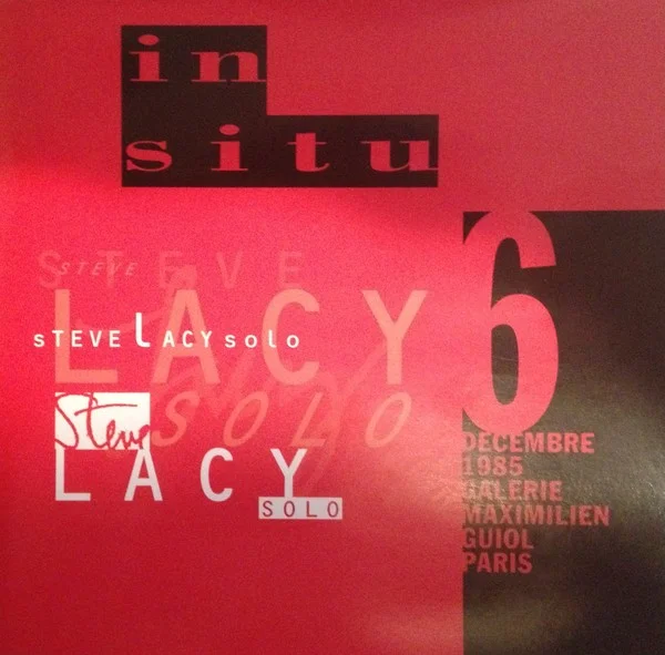 Lacy, Steve - Solo