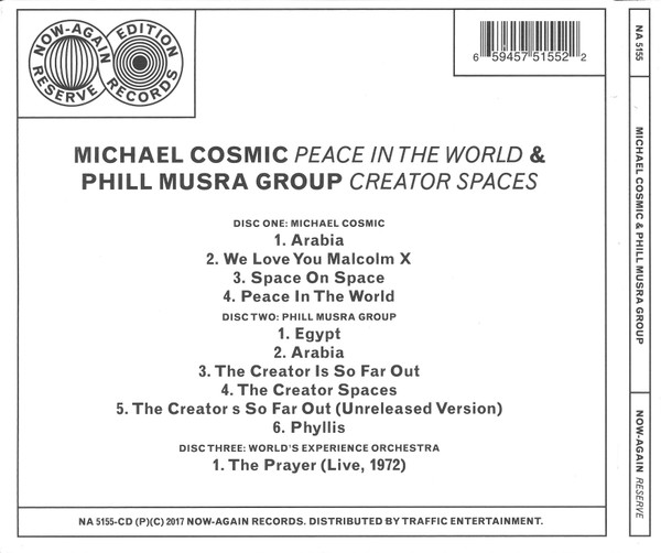 Cosmic, Michael/ Phill Musra Group - Peace In The World/Creator Spaces