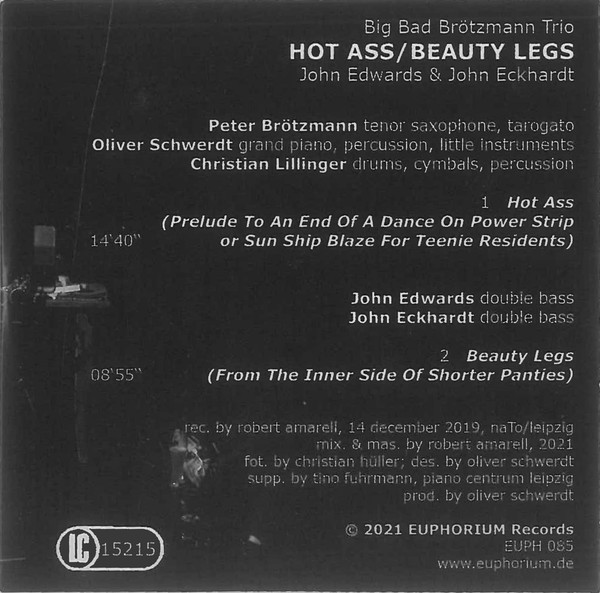 Big Bad Brötzmann Trio - Hot Ass/Beauty Legs