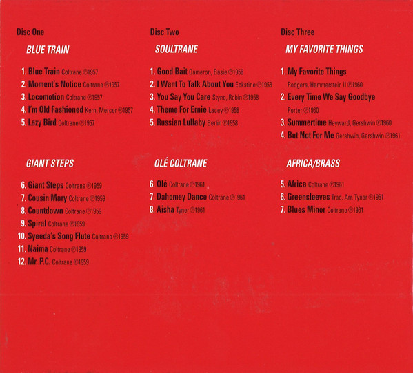Coltrane, John – 6 Essential Original Albums