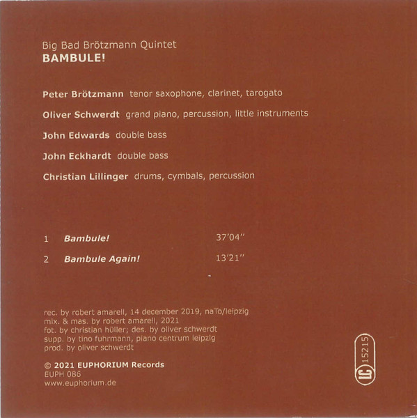 Big Bad Brötzmann Quintet - Bambule